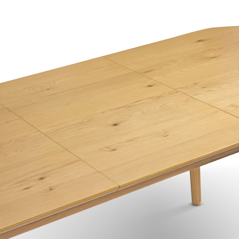 Table de salle à manger à rallonge Svalbard (63 po à 82,5 po), Chêne