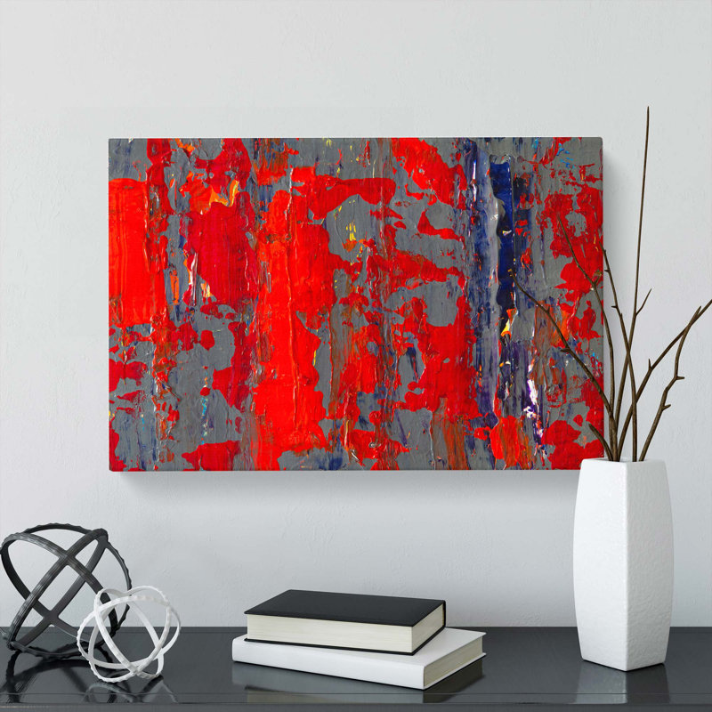 Abstract Art Painting Vol.94 by S.Johnson - Wrapped Canvas, 40cm H x 60cm W x 3cm D