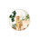 Modern Woman Pose Patterned Washable Decorative Rug