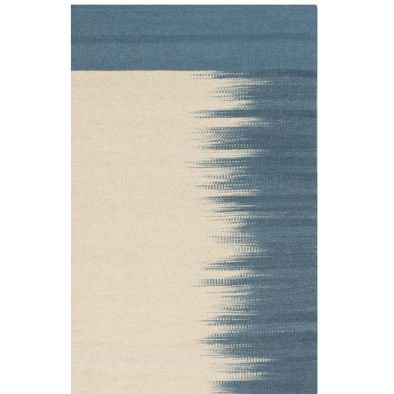 Tapis en laine tissé à la main Grice Kilim, Rectangle 8 pi x 10 pi