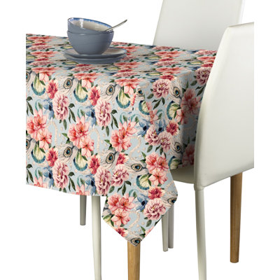 Aleck Floral Feathers Milliken Signature Tablecloth