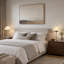 Ensemble de 2 lampes de table modernes en chrome