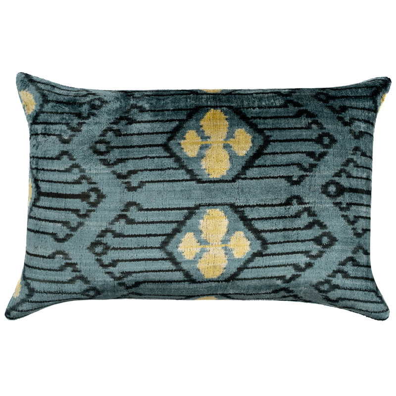 Geometric Velvet Throw Pillow
