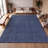 Pata Hand Woven Chunky Jute Navy Rug-553468762