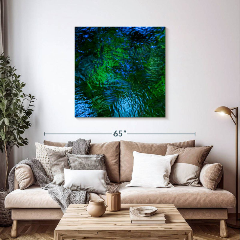 Monets Pool I, 39" H x 39" W