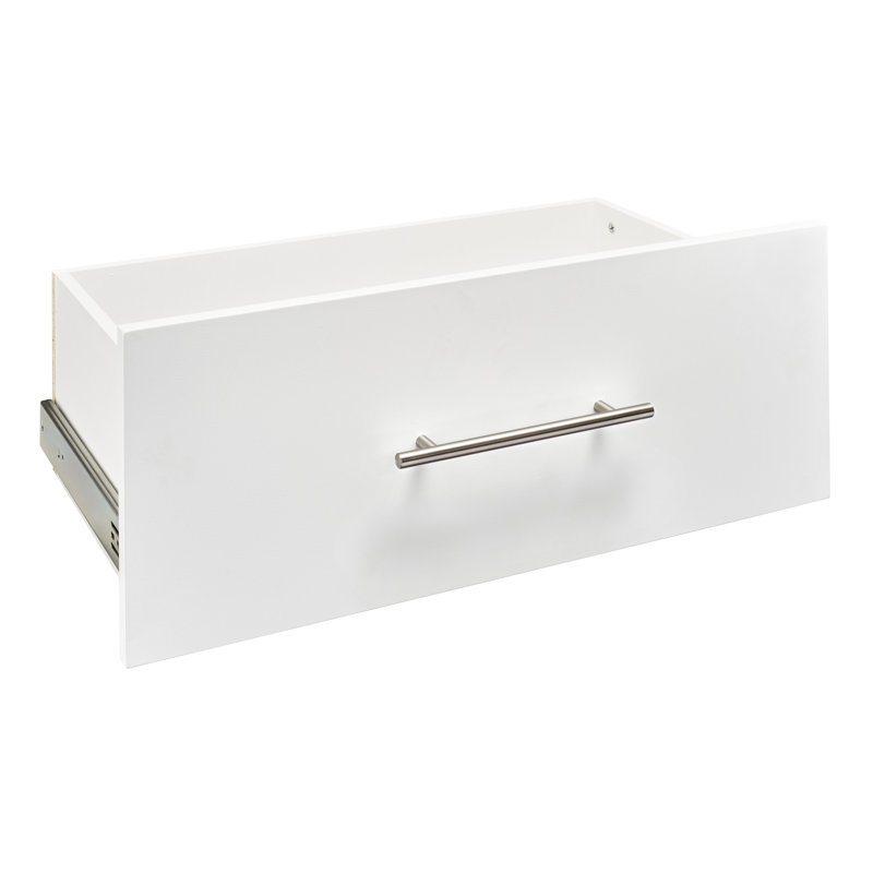 SuiteSymphony 24.75" W Modern Drawer, Pure White