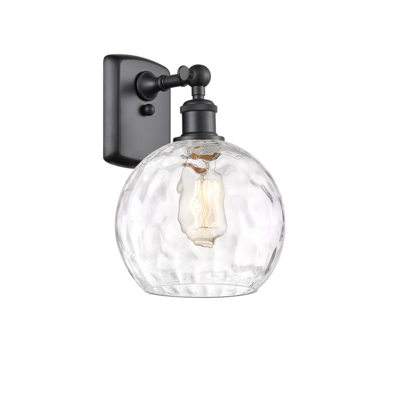 Applique murale 1 lumière 8 po Shauna, Led, Noir mat