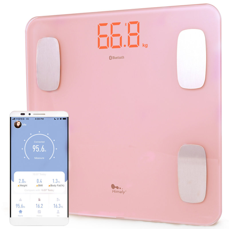 Pèse-personne numérique intelligent et électronique Bluetooth