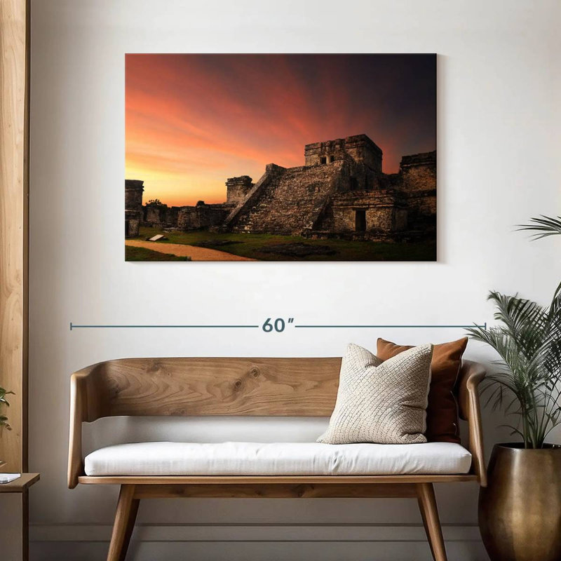 Nicci Ancient El Castillo, 30" H x 45" W
