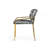 Cateisha 19'' H Velvet Upholstered Armchair