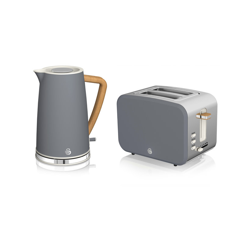 Swan 1.7L Electric Tea Kettle, Grey