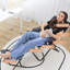 Fauteuil inclinable en aluminium avec repose-pieds Lazy chair