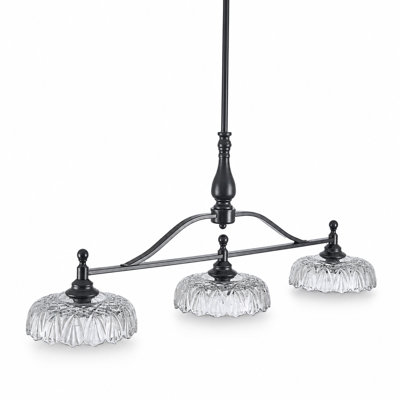 Lustre rétro noir mat, style designer
