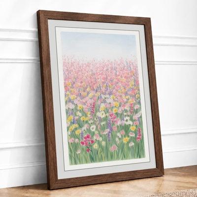 Meadow in Bloom Botanical - Framed Print