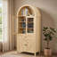 Armoire dôme rétro avec grand espace de rangement, matériaux de haute qualité et conception polyvalente pour des utilisations multiples