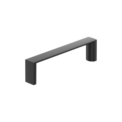 Metro 3 inch (76mm) Center-to-Center Matte Black Cabinet Pull - 10 Pack