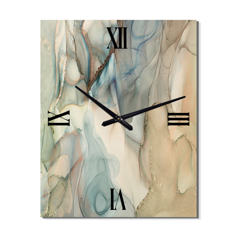 Horloge murale abstraite Gray Tender, Petit