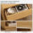 Nightstand, Wood End Side Table With Storage And Open Shelf-239604161-235053296