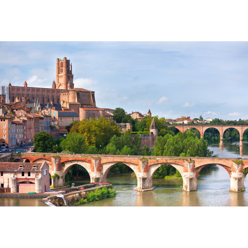 View of the Albi 1 Piece Wrapped Canvas Wall Art, 20cm H x 30cm W x 3.8cm D