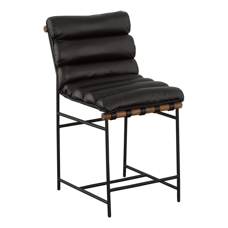 Luca Stool, Black, Bar Stool (30" Seat Height)