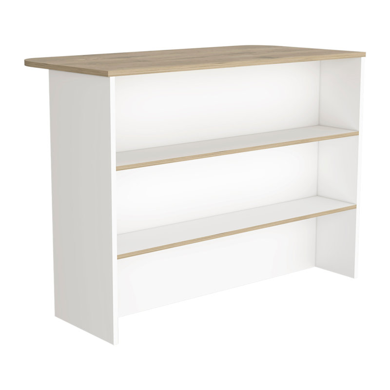 Kitchen Bar, Kitchen, White / Light Pine