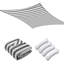 Voile d'ombrage carré pour l'extérieur Yescom-57092666-90743696