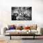 Cheetah Mother And Cubs Serene Contemporary Cat Animal Nature Wall Art Print 1 Piece Wrapped Canvas Wall Art-247704257