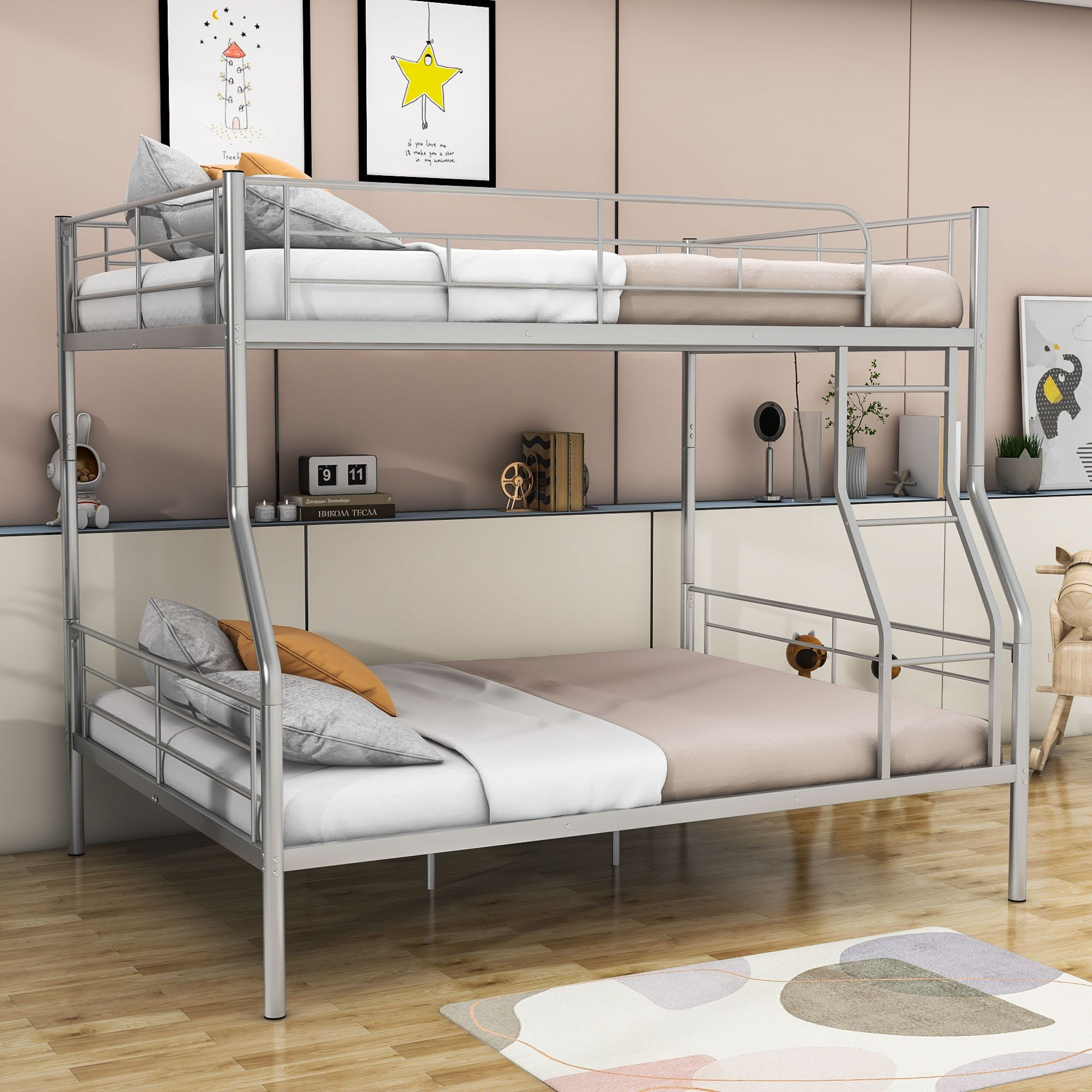 Isabelle & Max™ Sickler Full XL over Queen Metal Bunk Bed - Wayfair Canada