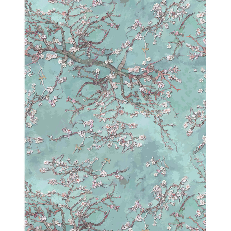 Artibrannan 7m x 75cm Wallpaper Roll, Teal