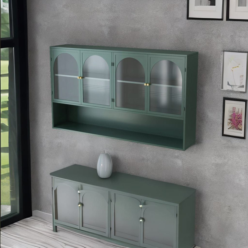 Four-door Glass Wall Cabinet