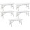 72 in. L Plastic / Acrylic Rectangular Folding Table