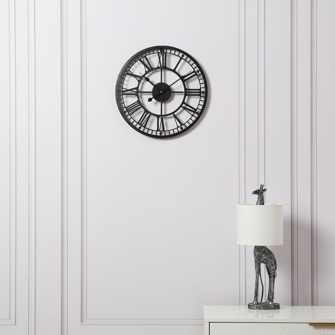 Evey - Skeleton Wall Clock with Roman Numerals