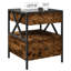 Daneli 40 cm W Steel Bedside Table-2087432856