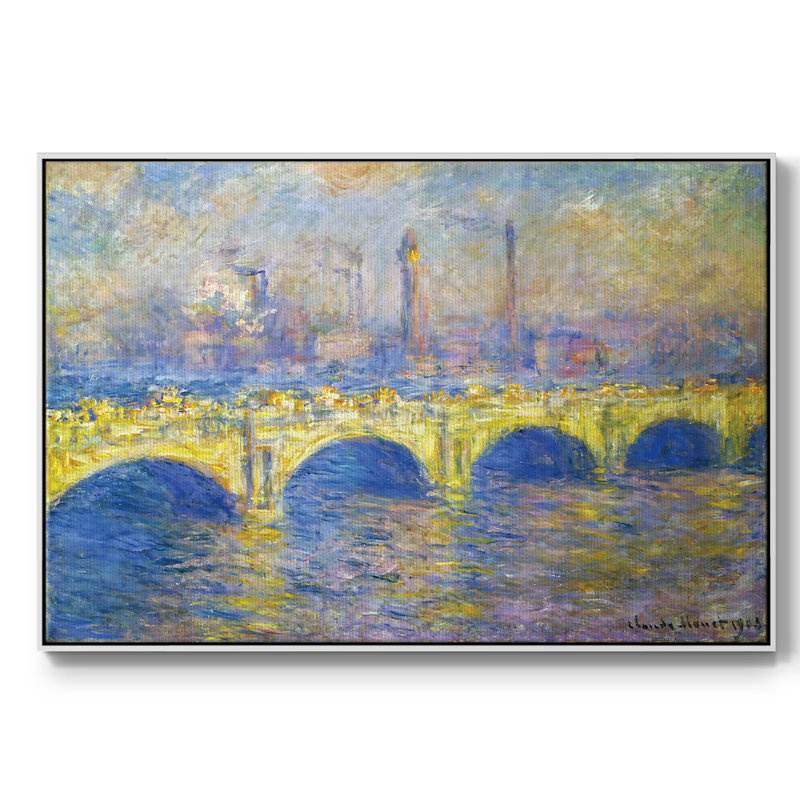 Waterloo Waterloo, Sunlight Effect, 1903 02, reproduction d'art sur toile, H 17 po x l 25 po x P 2 po, Blanc