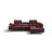 Hugo 114" Wide Genuine Leather Sectional-1841786921-1799941995