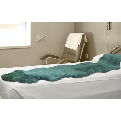 Antoneyo Medical Sheepskin Emerald Area Rug 24" x 72"