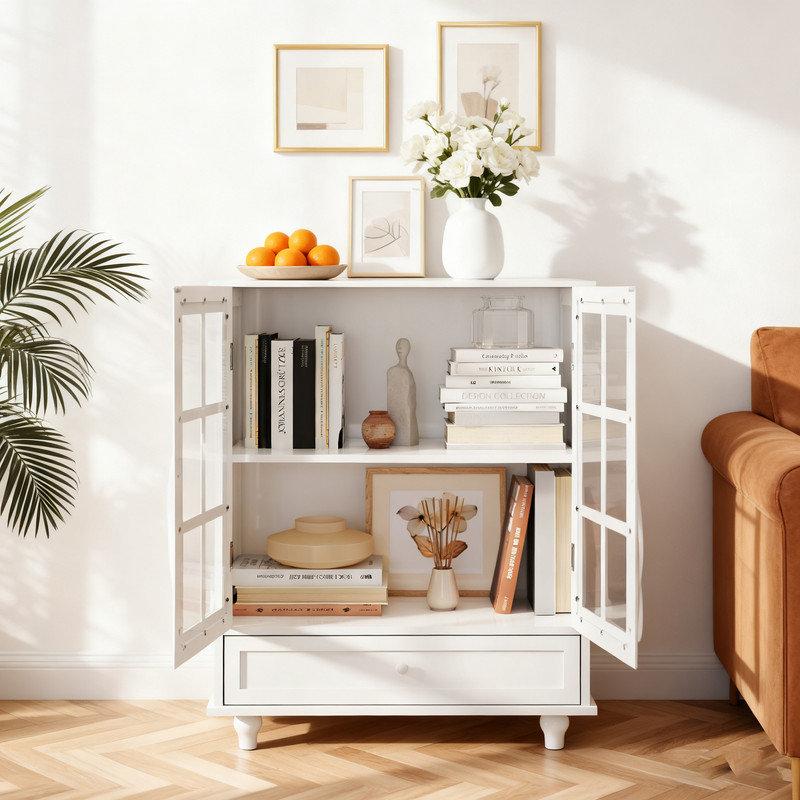 Buffet Minimalist, Blanc