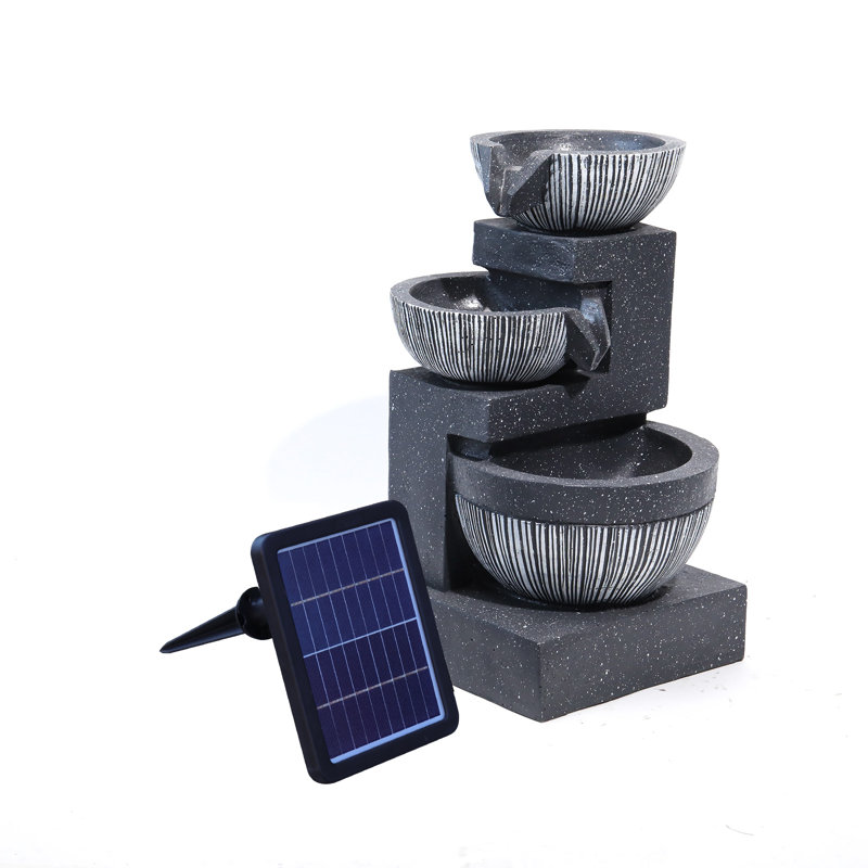 Weather Resistant Floor Fountain with Light