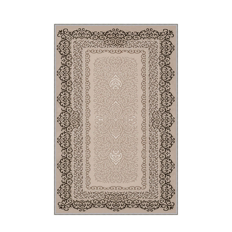 Stylish Hall Carpet 2.6 x 9.8 Feet - 100% Polyester, 0.04 in Pile Height | Antibacterial, Non-Slip PVC Felt Dot Underside | Machine Washable, 3D Digital Print | Perfect for Home Entryways & Living Spaces