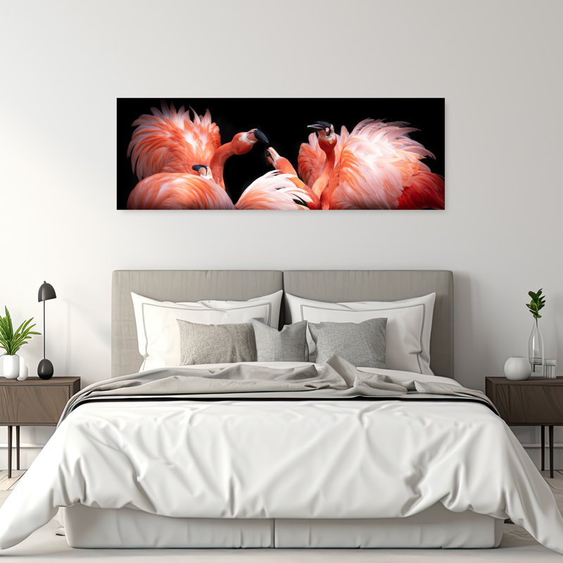 Flamant rose, flamant rose, H 60 po x l 20 po