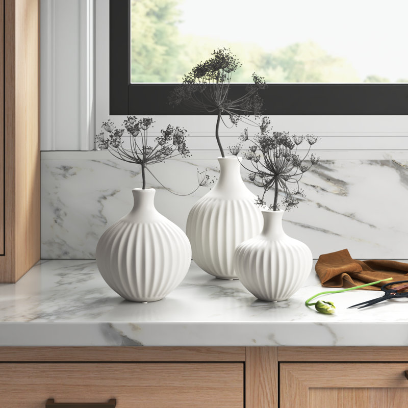 Koffi 9.5'' Ceramic Table Vase