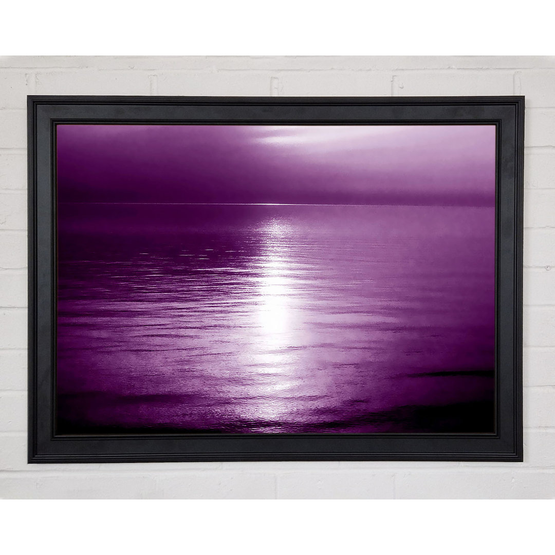 Gerahmtes Leinwandbild Serenity Mauve