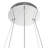 2 - Light Dimmable LED Geometric Chandelier