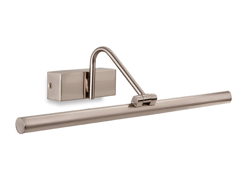 1 -Light Hardwired LED Wall Mounted Picture Light, Antique Brass, 10.5cm H x 45cm W x 17.5cm D