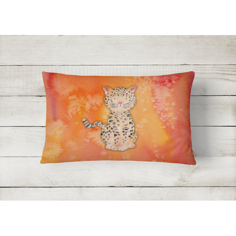  Coussin léopard aquarelle Leopard