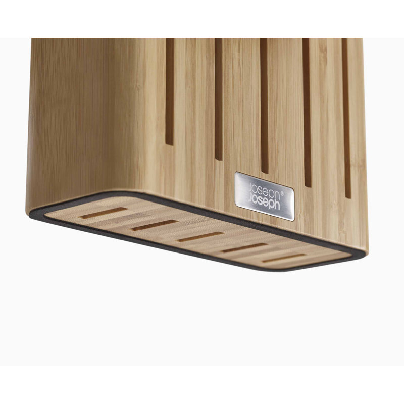 Elevate™ Steel 5 Piece Kitchen Knife Set with Bamboo Block