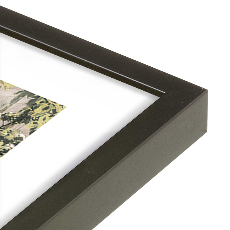 Roman Glory Print, 15" H x 12" W x 1.25" D, Satin Black Single Picture Framed