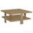 Mango Brown Square Coffee Table
