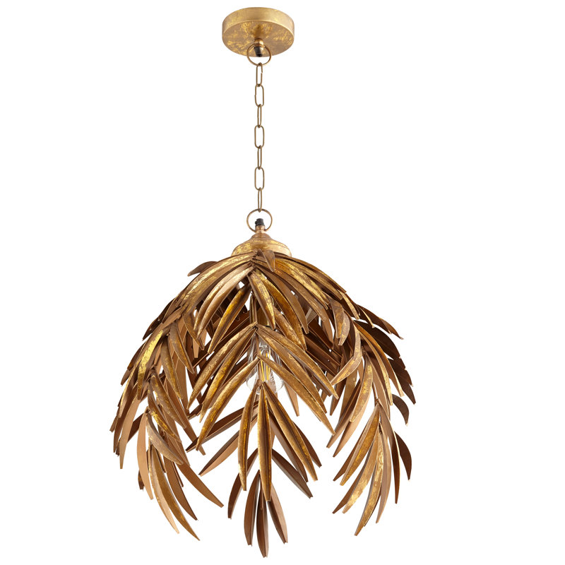 Palma 1 - Light Aged Brass Unique/Statement Pendant