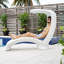 Chaise longue Modello avec abat-jour